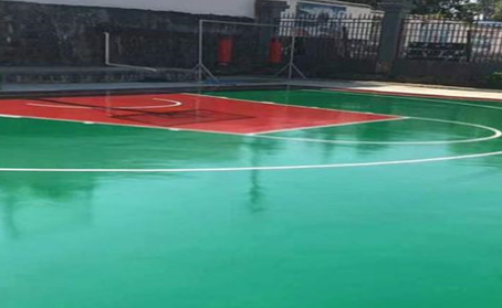 南通篮球场翻新地面